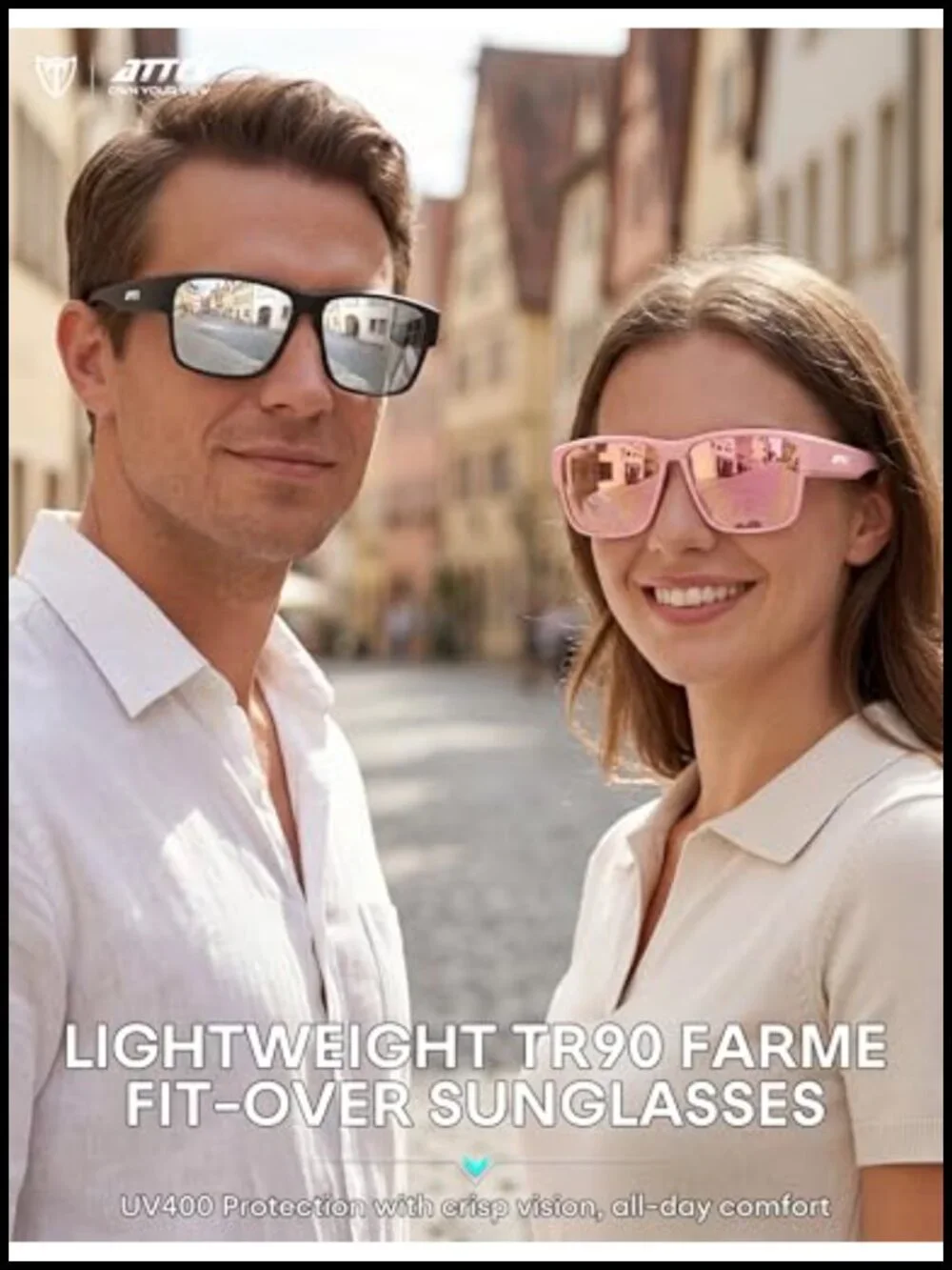 Oversized Polarized Fit Over Sunglasses UV400 TR90 Frame Driving Fishing